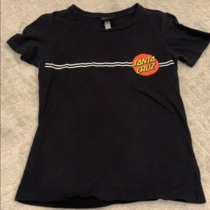 Black Santa Cruz t-shirt